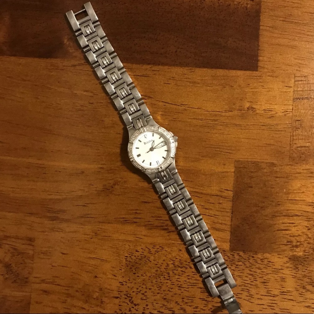 Women’s Stainless Steel Diamond Watch #96R04